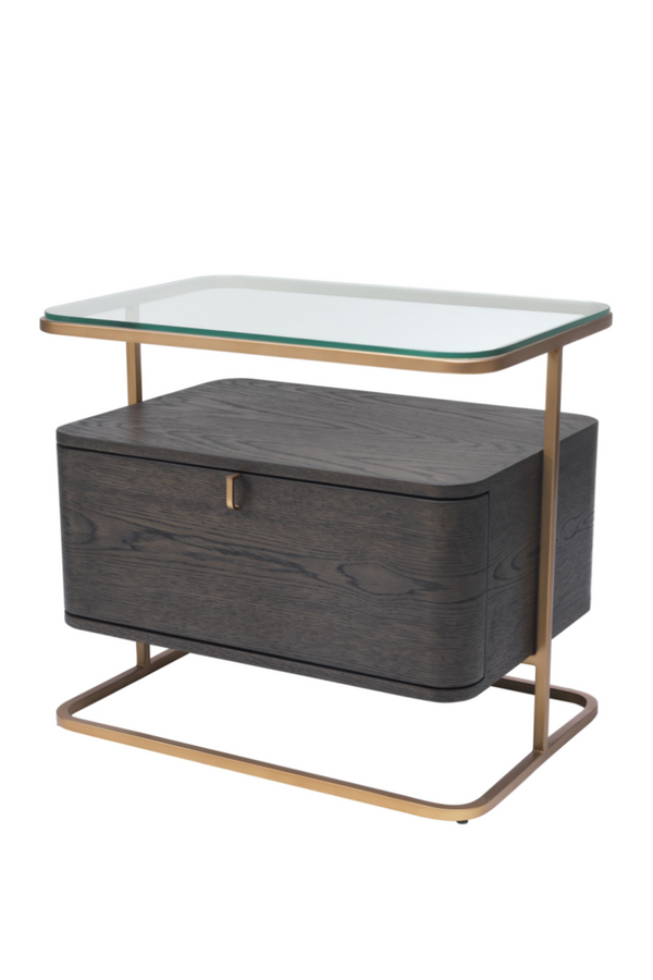 Vintage Mocha Side Table | Eichholtz Augusto | Eichholtz Miami