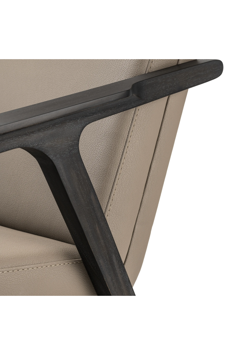 Gray Leather Look Accent Chair | Eichholtz Cruise | Eichholtzmiami.com