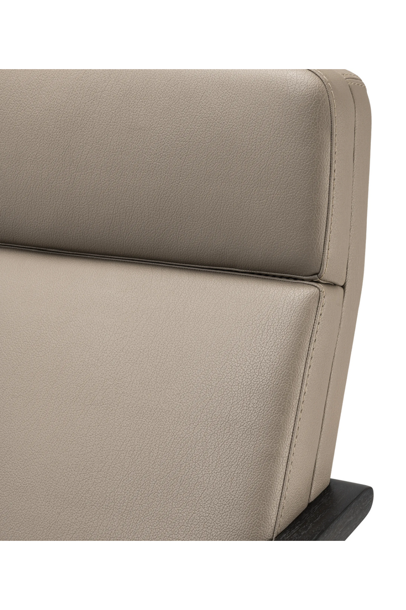 Gray Leather Look Accent Chair | Eichholtz Cruise | Eichholtzmiami.com