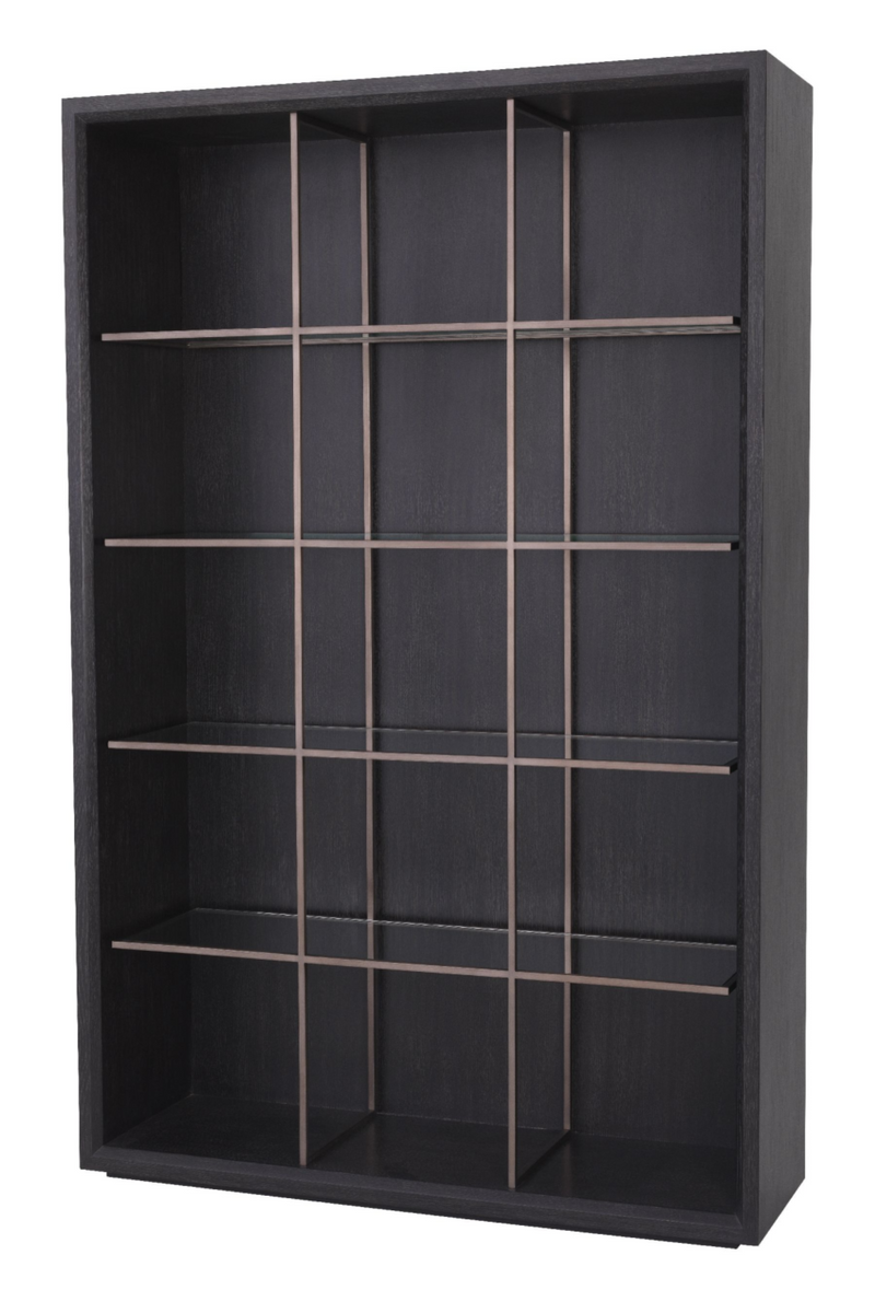 Bronze 4-Shelf Bookcase | Eichholtz Hennessey | Eichholtzmiami.com