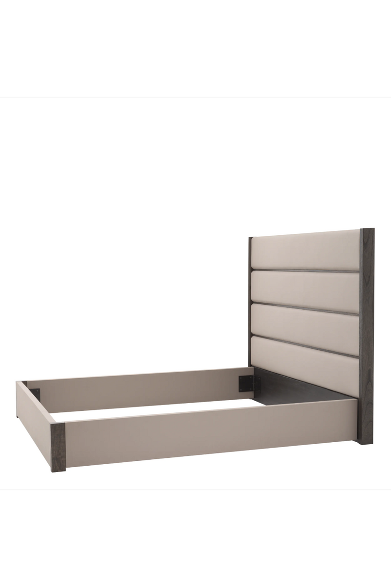 Gray Leather Bed Frame | Eichholtz Meribel | Eichholtzmiami.com