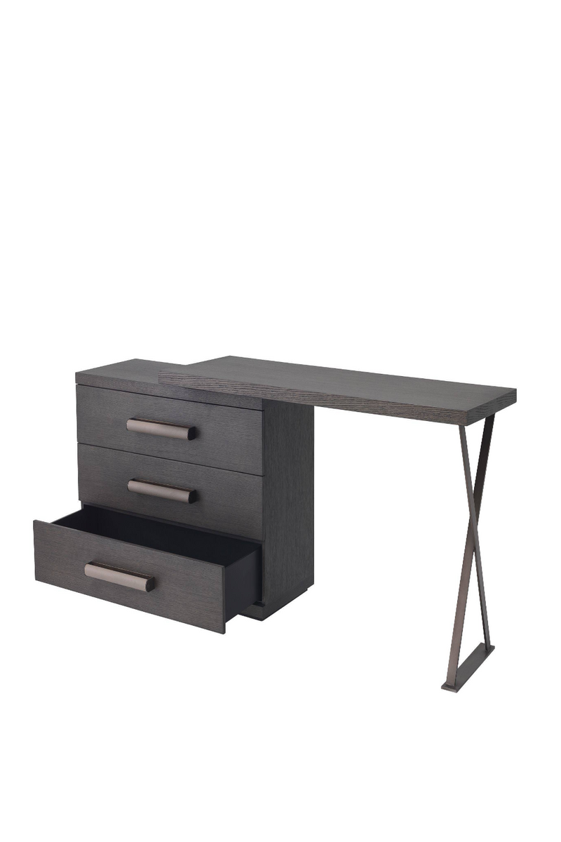 3 Drawer Oak Desk | Eichholtz Sanderson | Eichholtz Miami