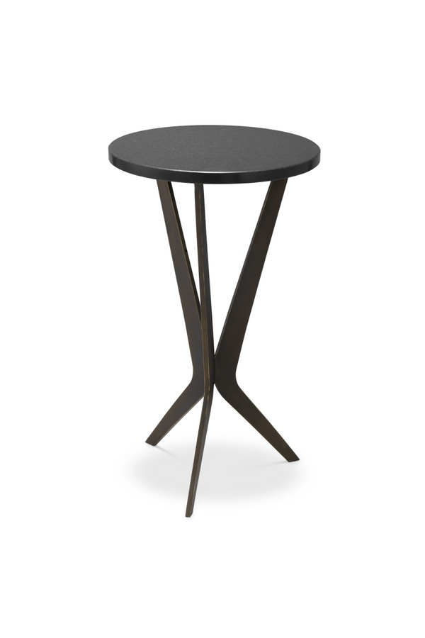 Bronze Round Side Table | Eichholtz Malone | Eichholtz Miami