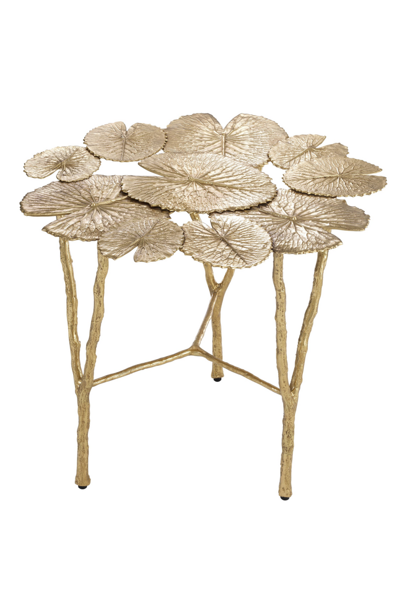 Gold Water Lilies Side Table | Eichholtz Tropicale | Eichholtz Miami