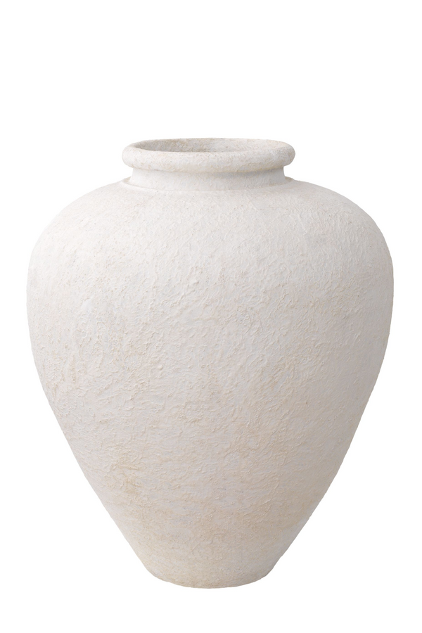 Matte White Clay Vase | Eichholtz Reine L | Eichholtz Miami