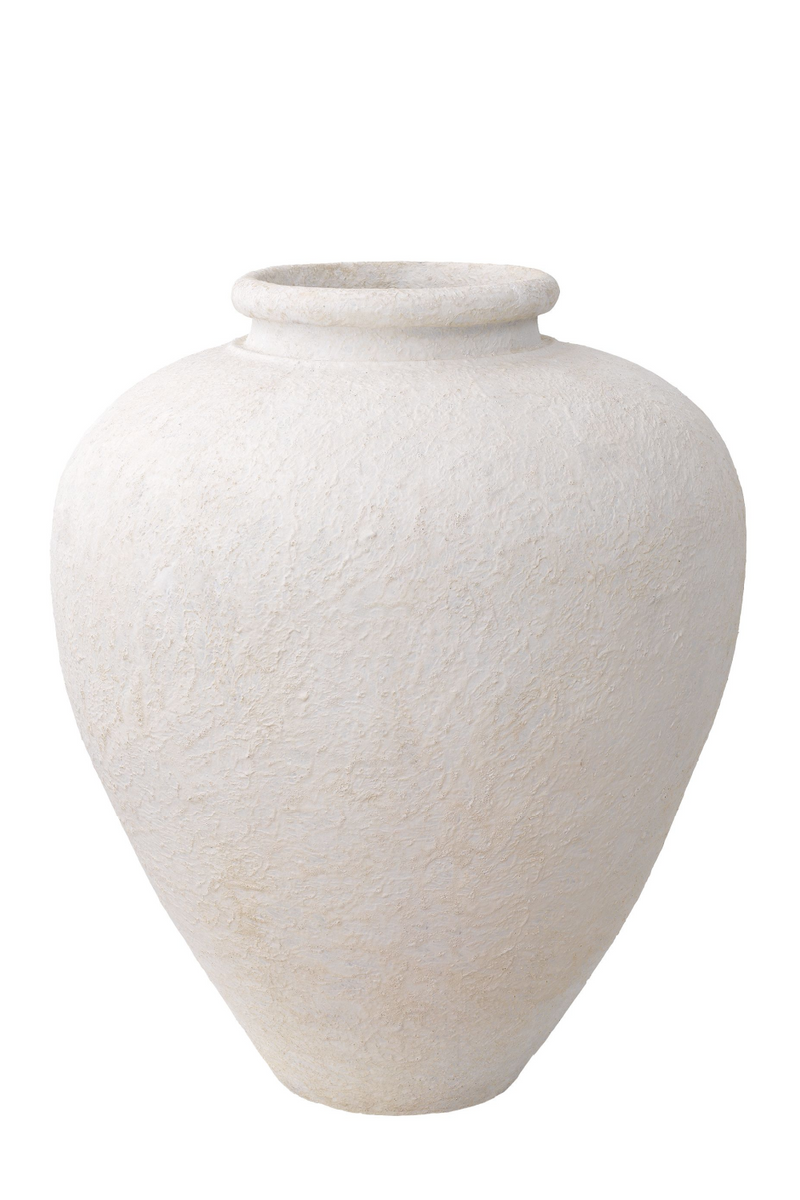 Matte White Clay Vase | Eichholtz Reine L | Eichholtz Miami