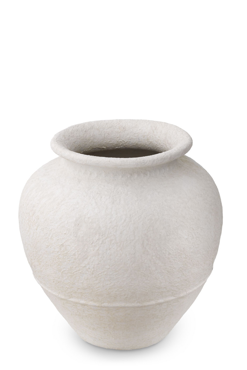 Matte White Clay Vase | Eichholtz Reine S | Eichholtz Miami