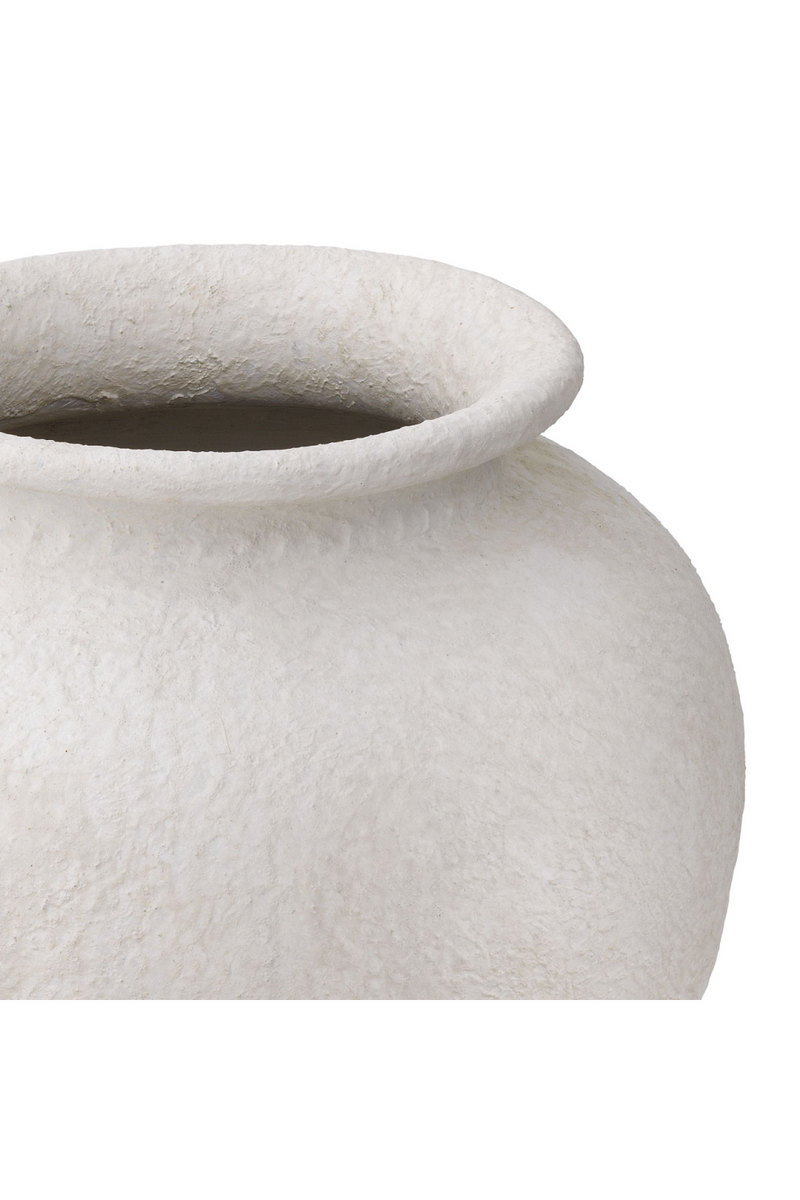 Matte White Clay Vase | Eichholtz Reine S | Eichholtz Miami