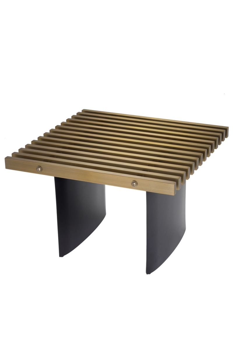 Brushed Brass Square Side Table | Eichholtz Vauclair | Eichholtzmiami.com