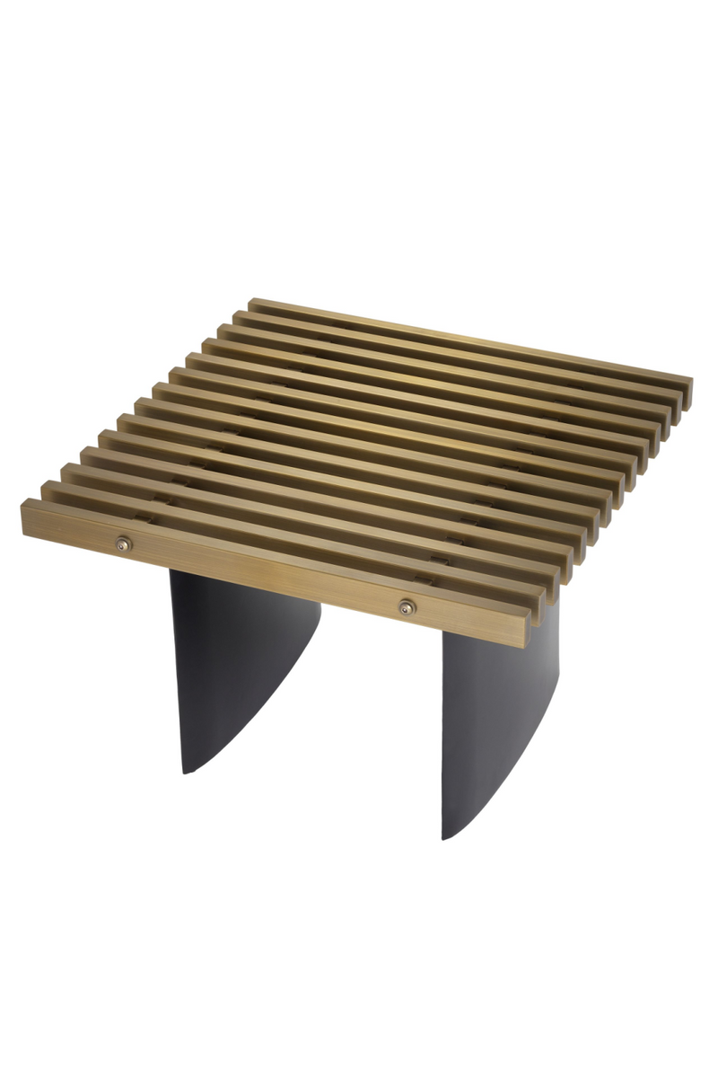 Brushed Brass Square Side Table | Eichholtz Vauclair | Eichholtzmiami.com