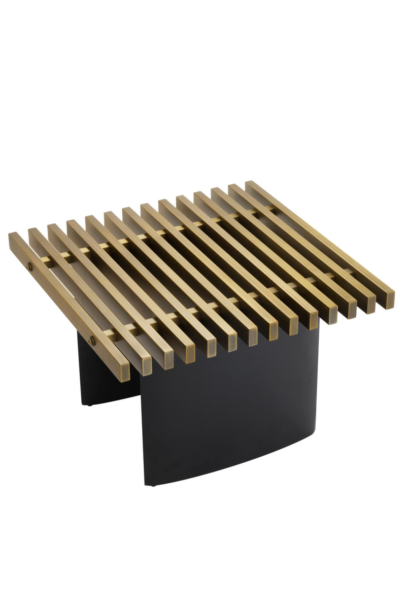 Brushed Brass Square Side Table | Eichholtz Vauclair | Eichholtzmiami.com