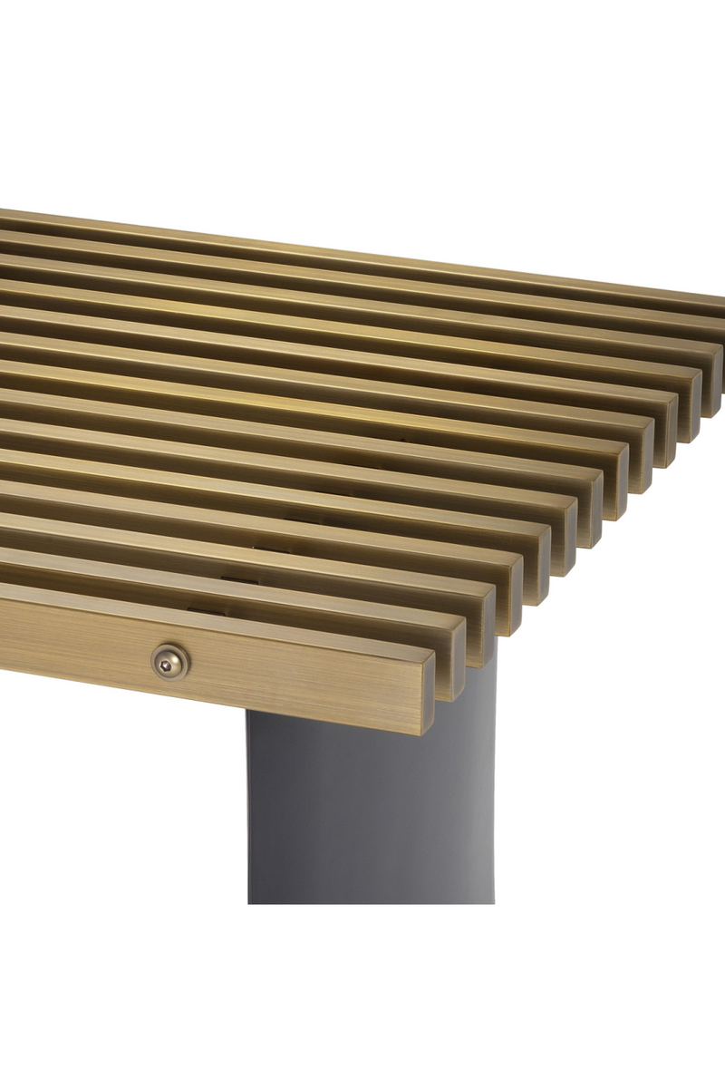 Brushed Brass Square Side Table | Eichholtz Vauclair | Eichholtzmiami.com