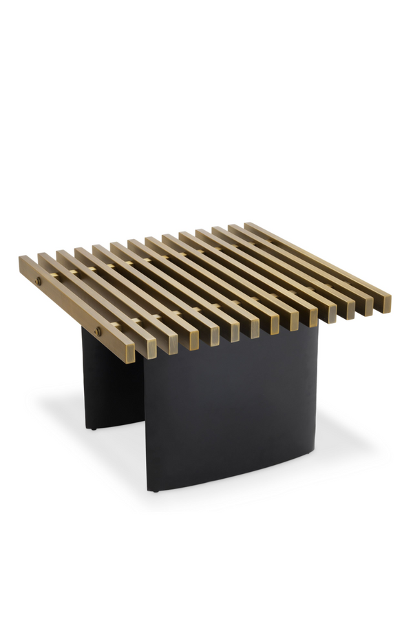 Brushed Brass Square Side Table | Eichholtz Vauclair | Eichholtzmiami.com