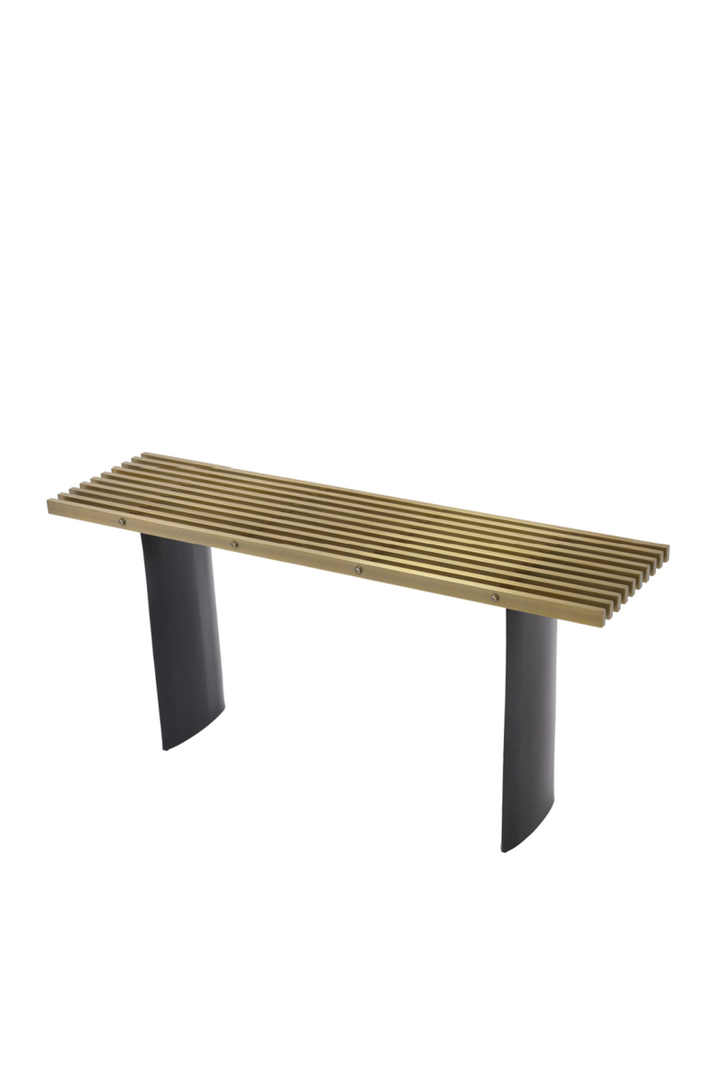 Brushed Brass Finish Console Table | Eichholtz Vauclair | Eichholtzmiami.com