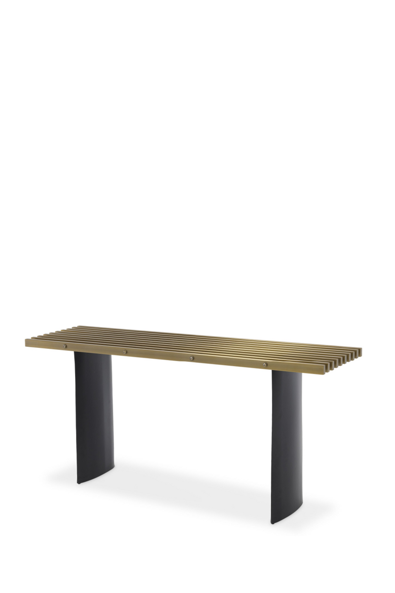 Brushed Brass Finish Console Table | Eichholtz Vauclair | Eichholtzmiami.com