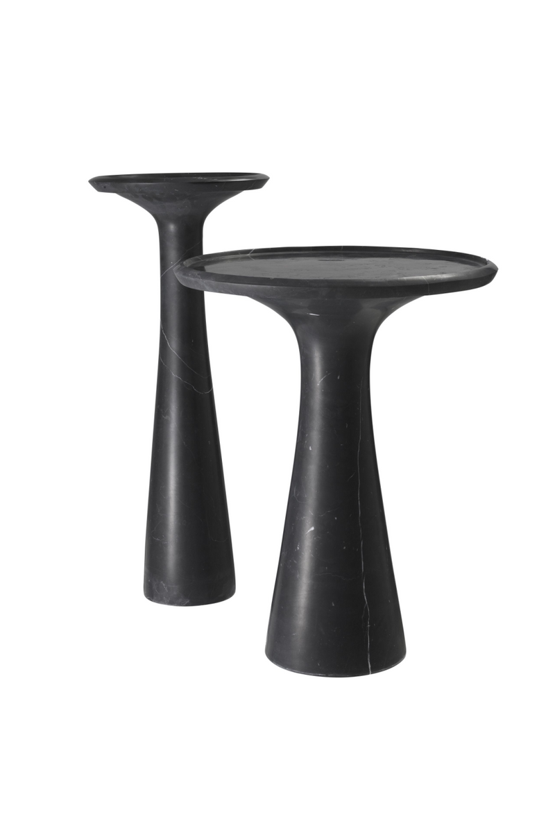 Solid Italian Black Marble Low Side Table | Eichholtz Pompano | Eichholtzmiami.com