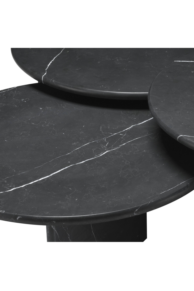 Black Marble Coffee Table (set of 3) | Eichholtz Naples | Eichholtz Miami