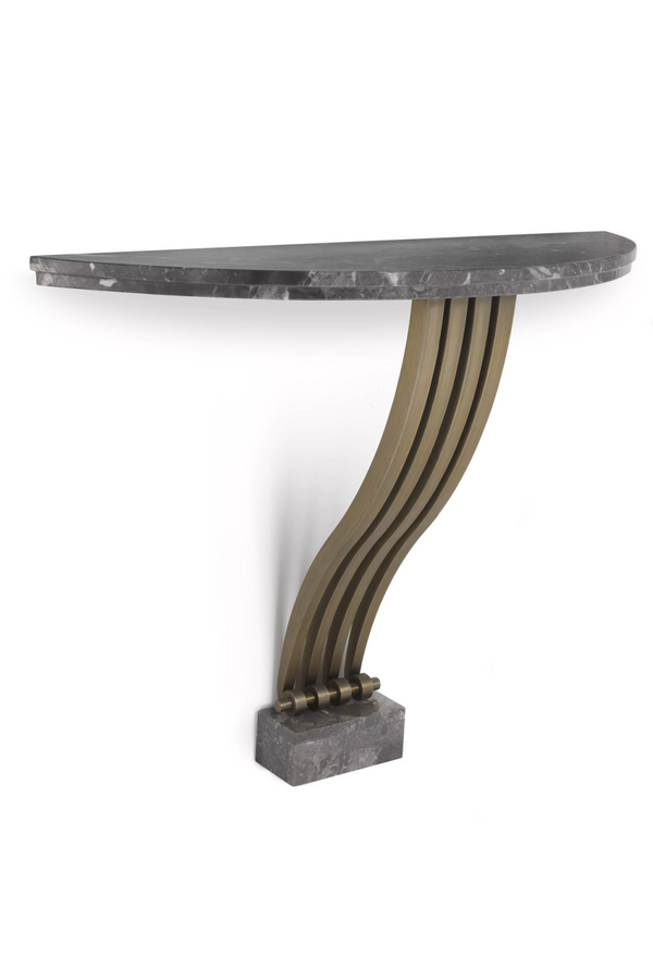 Brass Marble Black Console Table | Eichholtz Renaissance | Eichholtz Miami