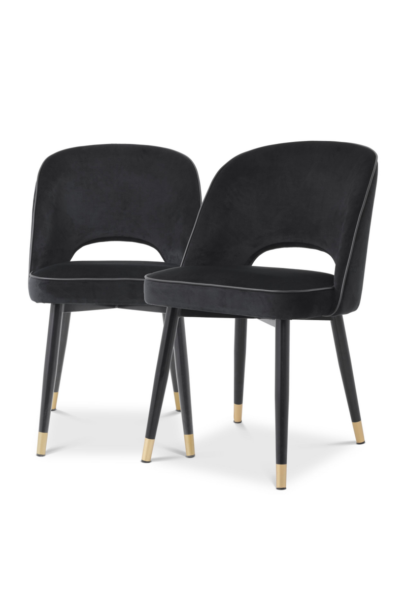 Velvet Cut-Out Dining Chairs (2) | Eichholtz Cliff | Eichholtzmiami.com