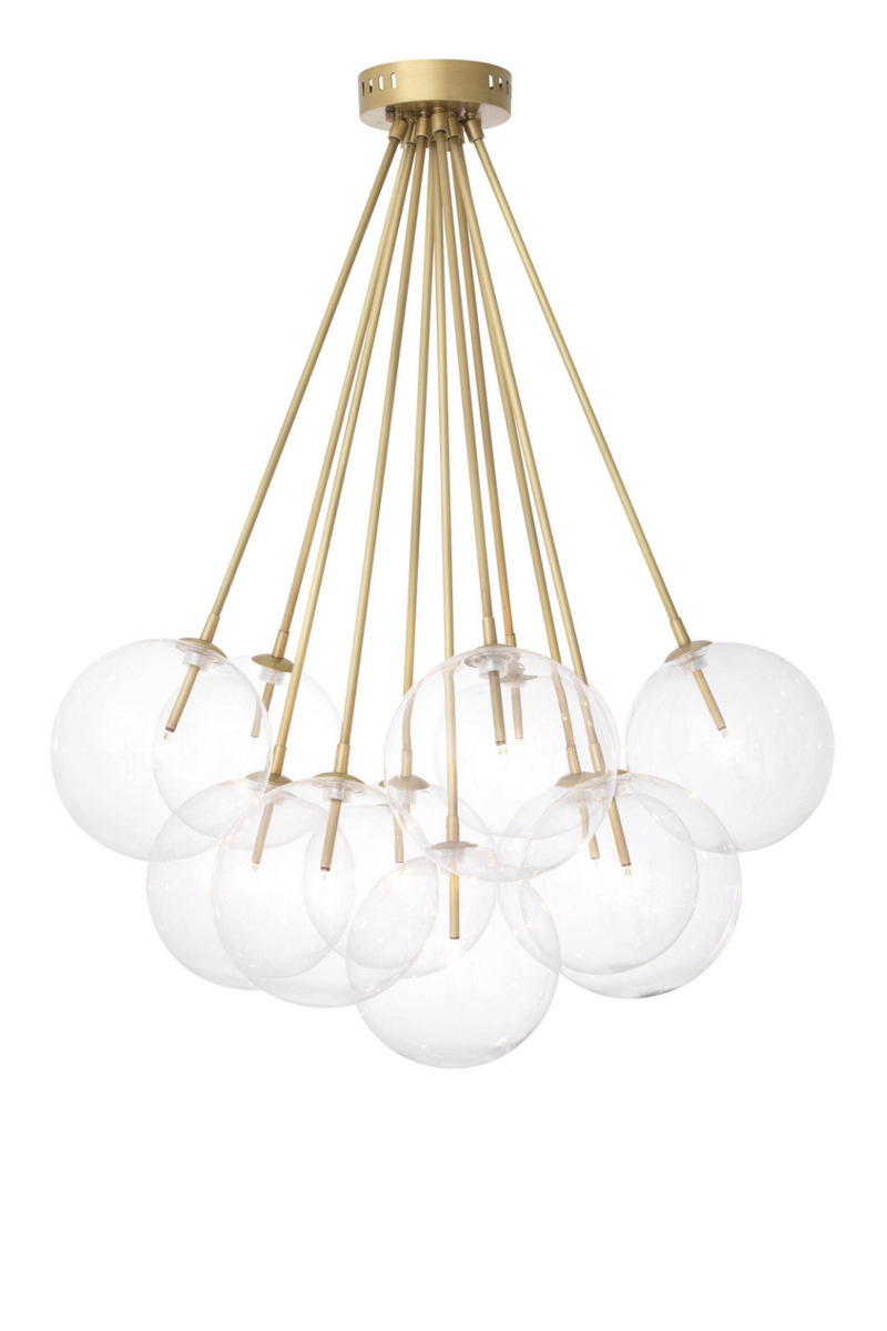 Brass 11-Light Globe Ceiling Lamp | Eichholtz Molecule | Eichholtz Miami