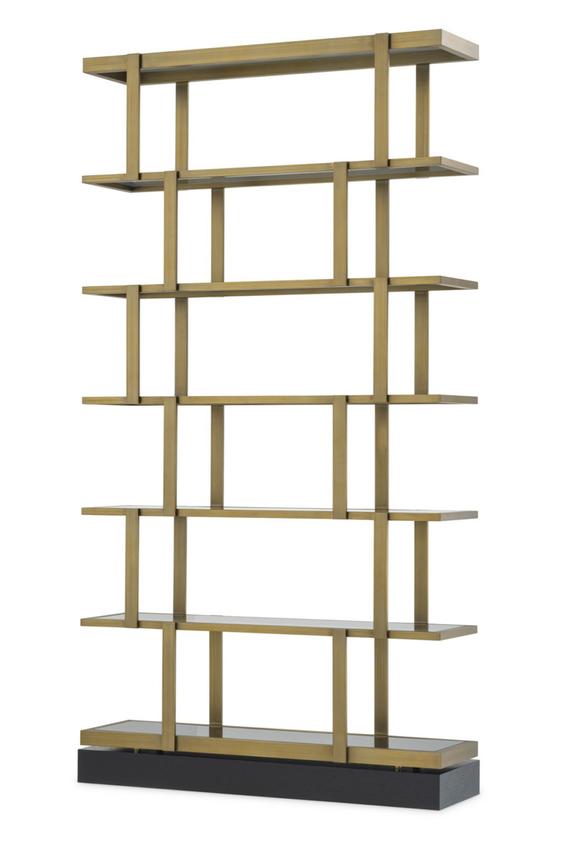 Brass 6-Shelf Bookcase | Eichholtz Nesto |