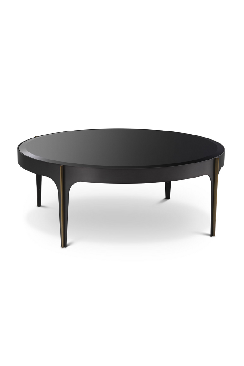 Bronze Frame Black Coffee Table | Eichholtz Artemisa - S | Eichholtz Miami
