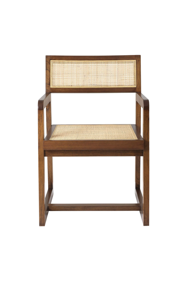 Brown Rattan Dining Armchair | Eichholtz Dinant | Eichholtzmiami.com