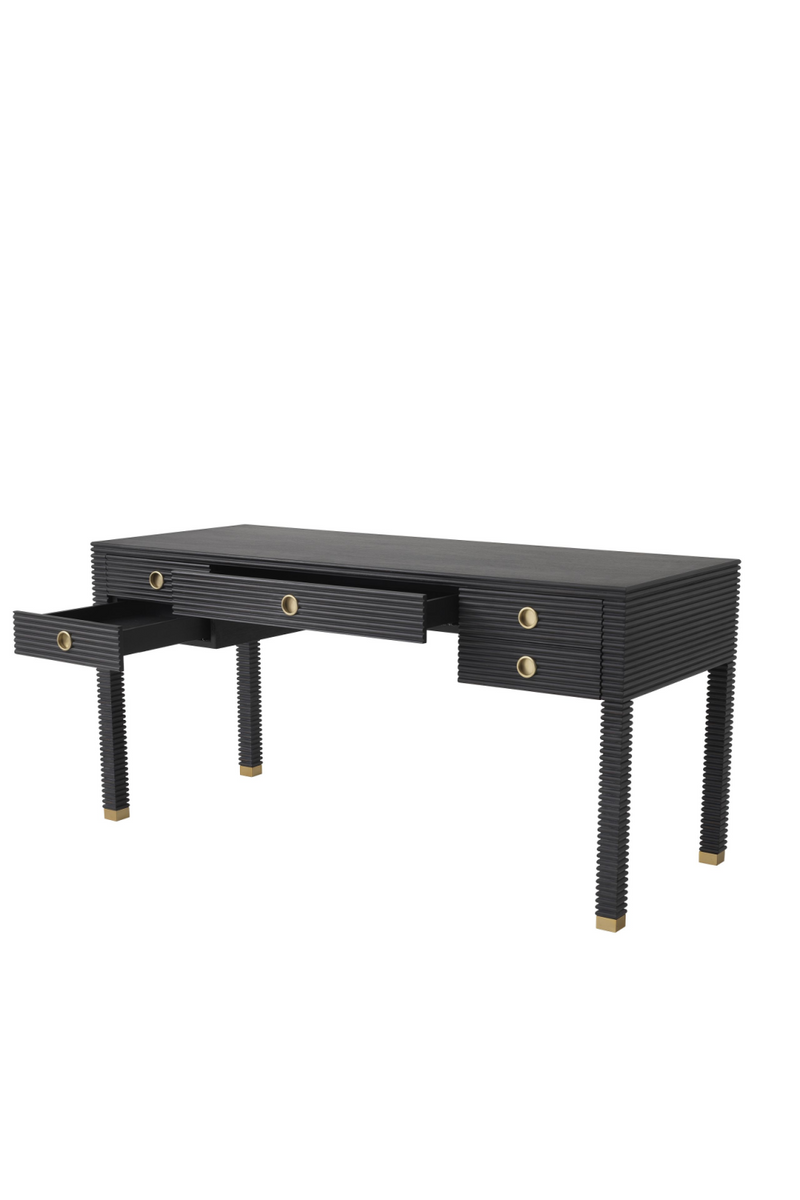 Charcoal Oak Desk | Eichholtz Dimitrios | Eichholtz Miami