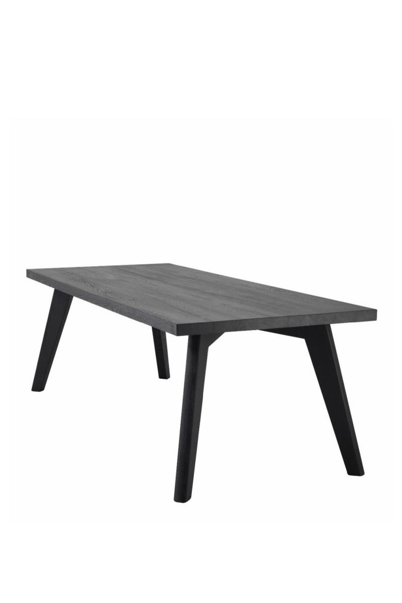 Rectangular Black Oak Dining Table | Eichholtz Biot | Eichholtz Miami