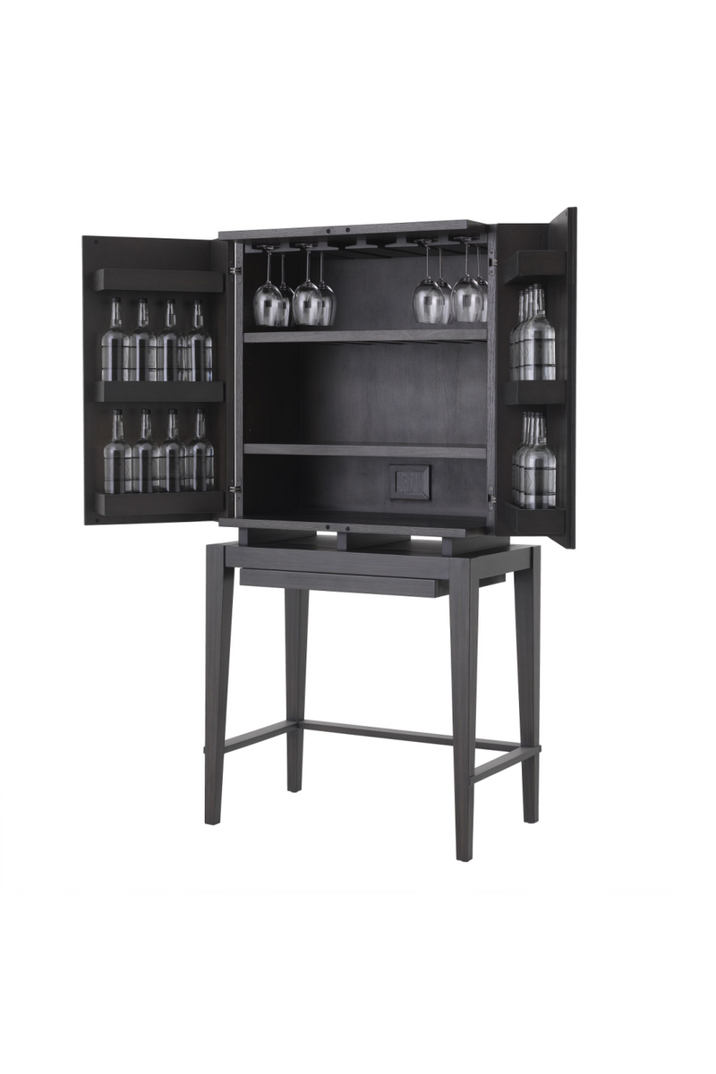 Charcoal Oak Storage Cabinet | Eichholtz Dimitros | Eichholtz Miami
