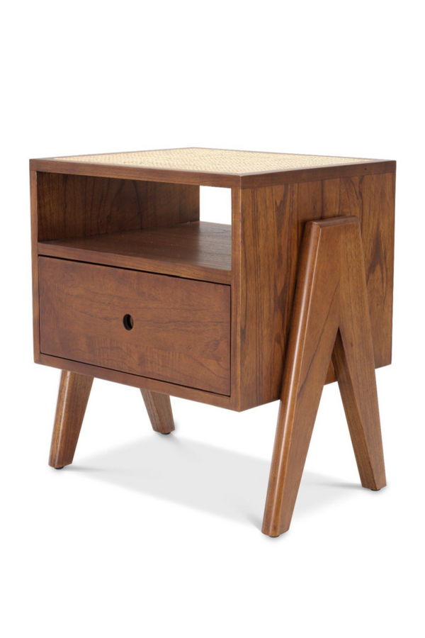 Rattan V-Legged Bedside Table | Eichholtz Latour | Eichholtz Miami