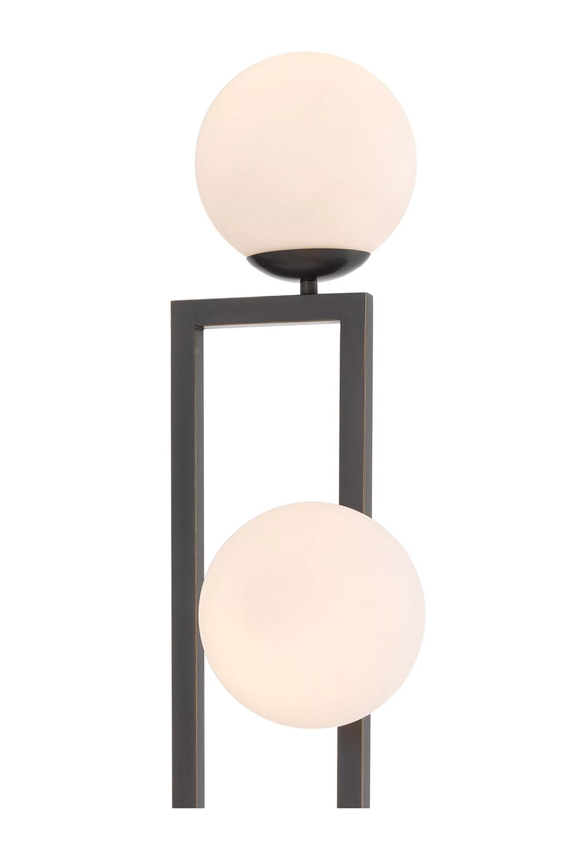 Bronze White Globe Floor Lamp | Eichholtz Pascal | Eichholtzmiami.com