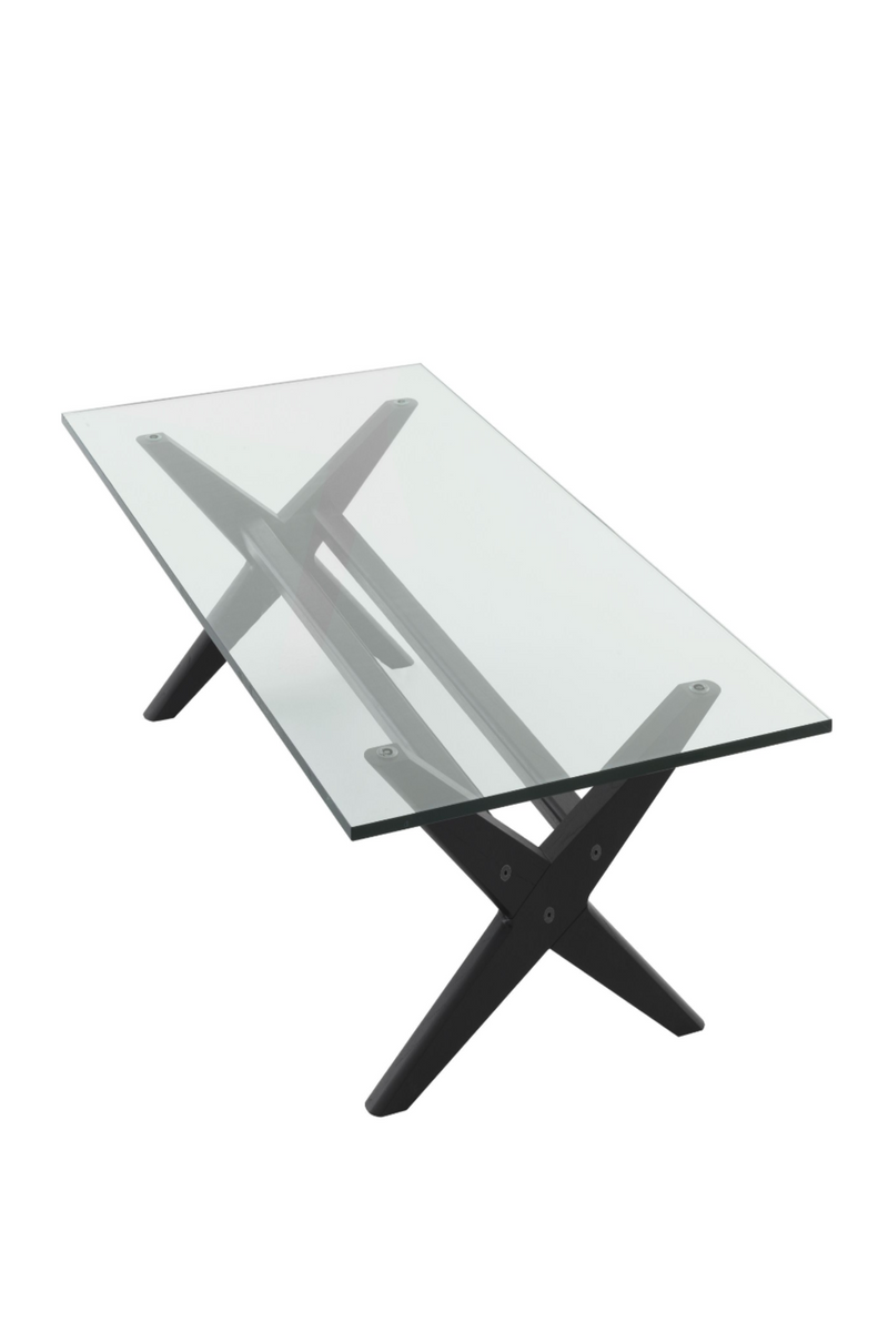 Black X-Shaped Legs Coffee Table | Eichholtz Maynor | Eichholtzmiami.com