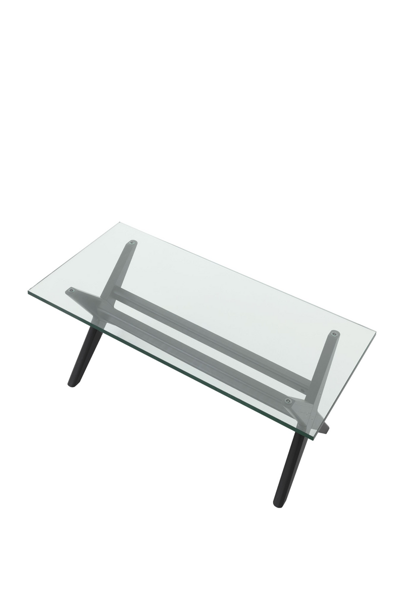 Black X-Shaped Legs Coffee Table | Eichholtz Maynor | Eichholtzmiami.com