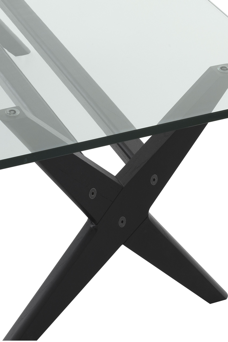 Black X-Shaped Legs Coffee Table | Eichholtz Maynor | Eichholtzmiami.com