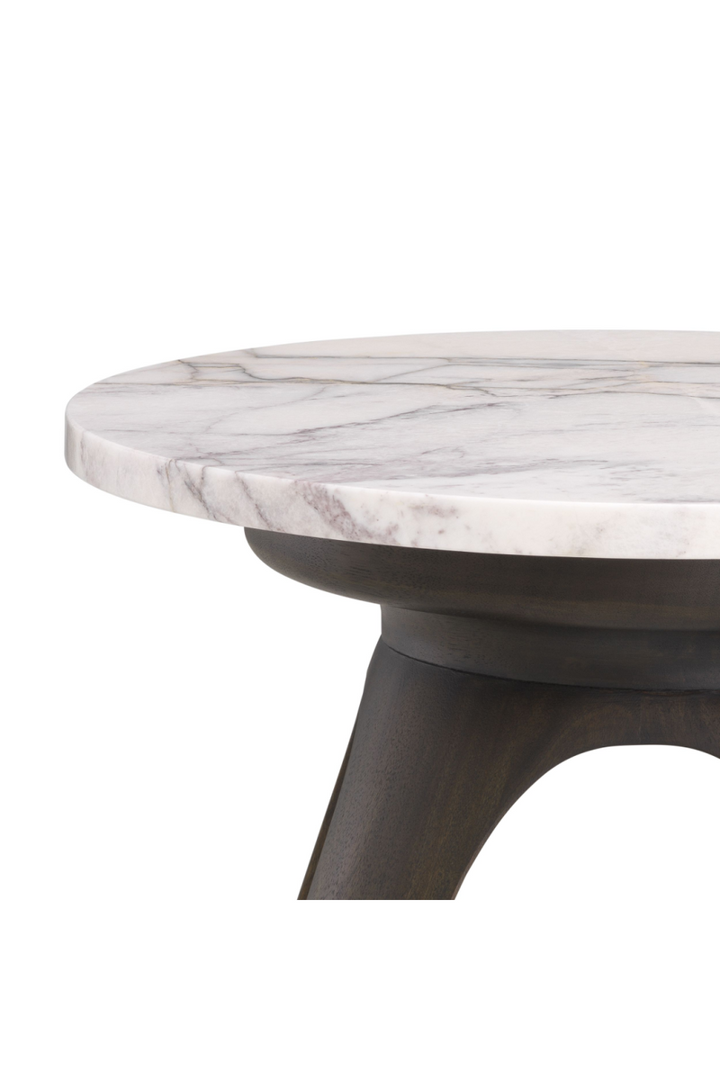 Tapered Legs Round Marble Side Table | Eichholtz Borre | Eichholtzmiami.com