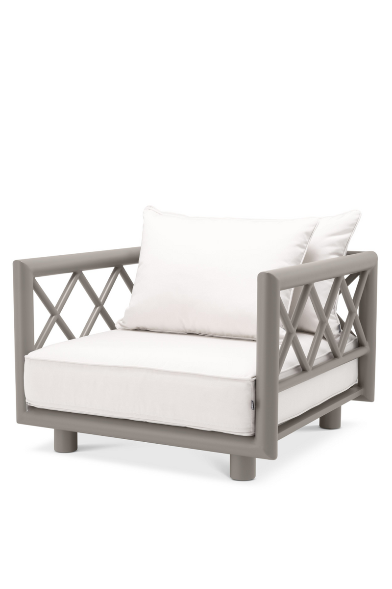Gray Sunbrella Outdoor Lounge Chair | Eichholtz Mandelieu | Eichholtz Miami