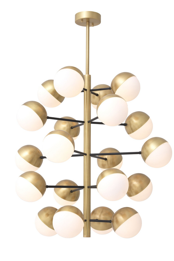 Brass Globe Sputnik Chandelier L | Eichholtz Cona | Eichholtz Miami