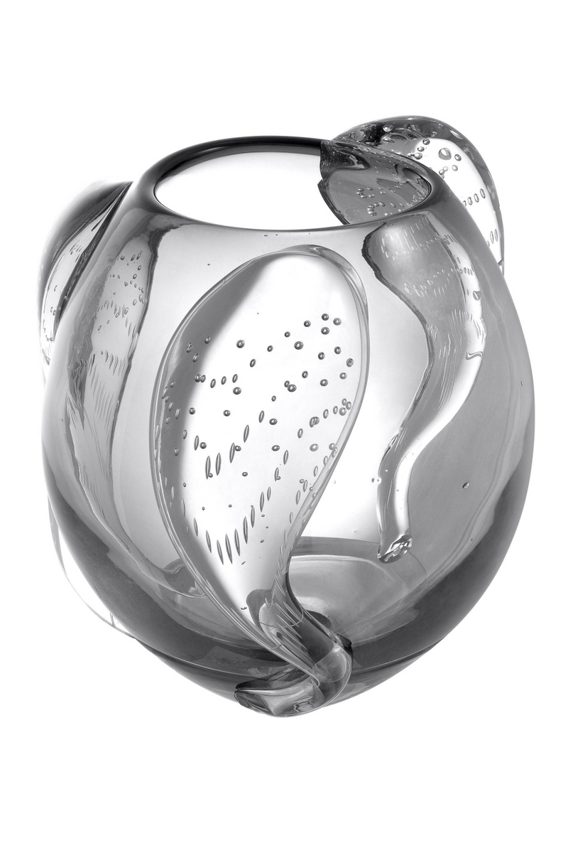Gray Handblown Glass Vase | Eichholtz Sianluca L | Eichholtzmiami.com