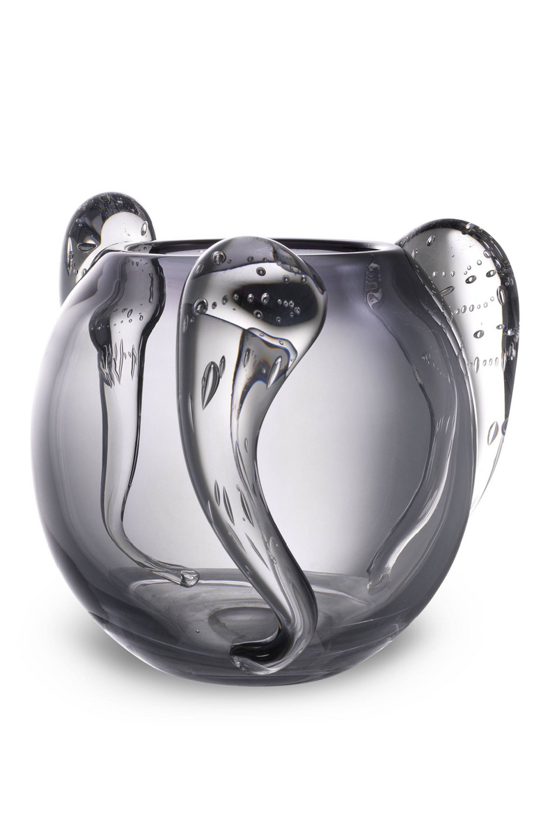 Gray Handblown Glass Vase | Eichholtz Sianluca S | Eichholtz Miami