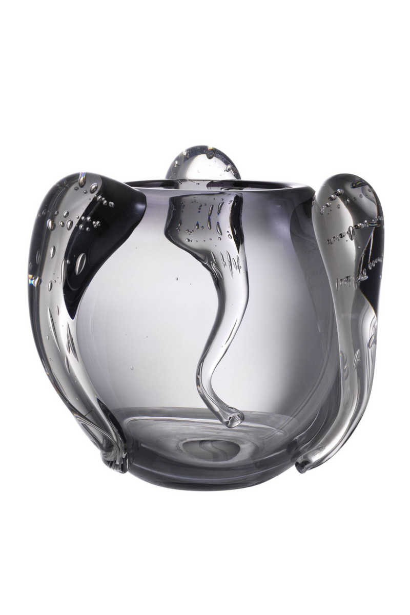 Gray Handblown Glass Vase | Eichholtz Sianluca S | Eichholtz Miami