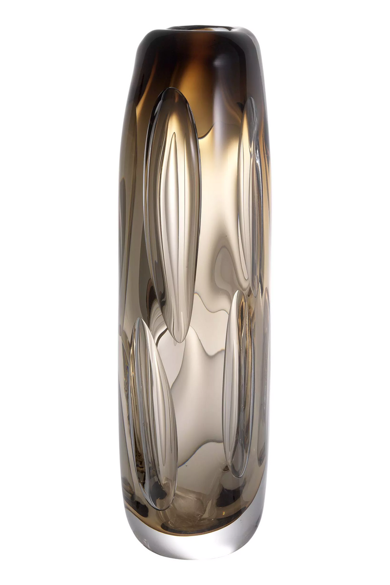 Brown Handblown Glass Vase | Eichholtz Sianni L  | Eichholtzmiami.com
