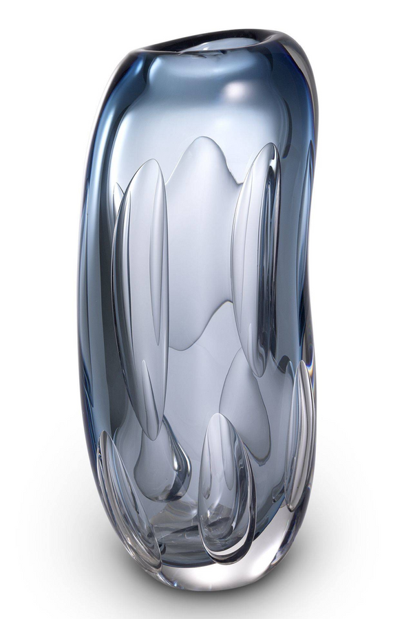 Blue Handblown Glass Vase | Eichholtz Sianni M | Eichholtzmiami.com