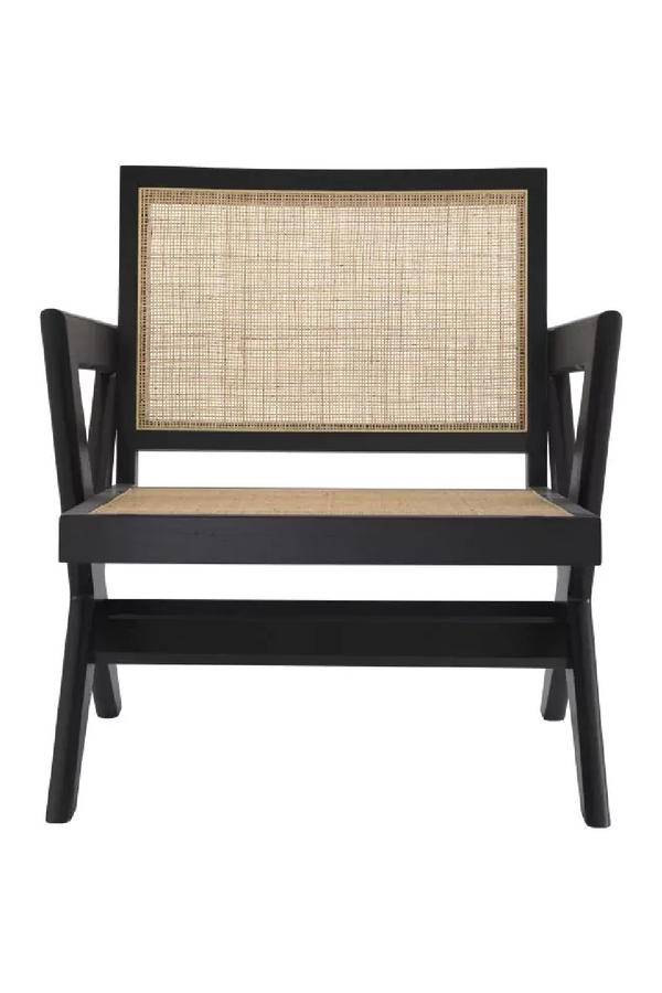 Black Rattan Cane Accent Chair | Eichholtz Augustin | Eichholtzmiami.com