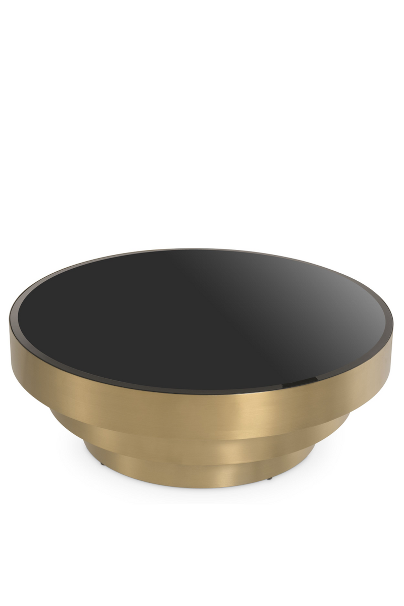 Brass Round Layered Coffee Table | Eichholtz Sinclair | Eichholtz Miami