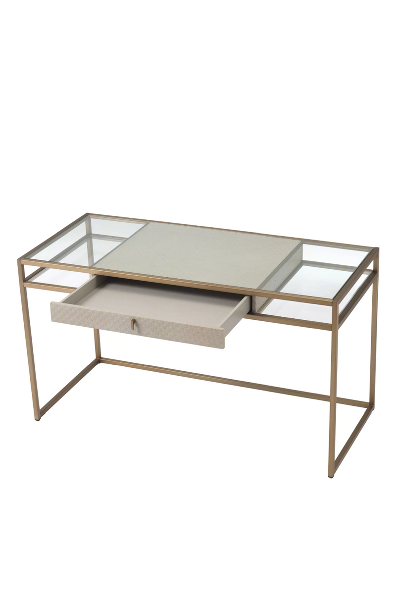 Brass Mid-Century Desk | Eichholtz Napa Valley | Eichholtz Miami