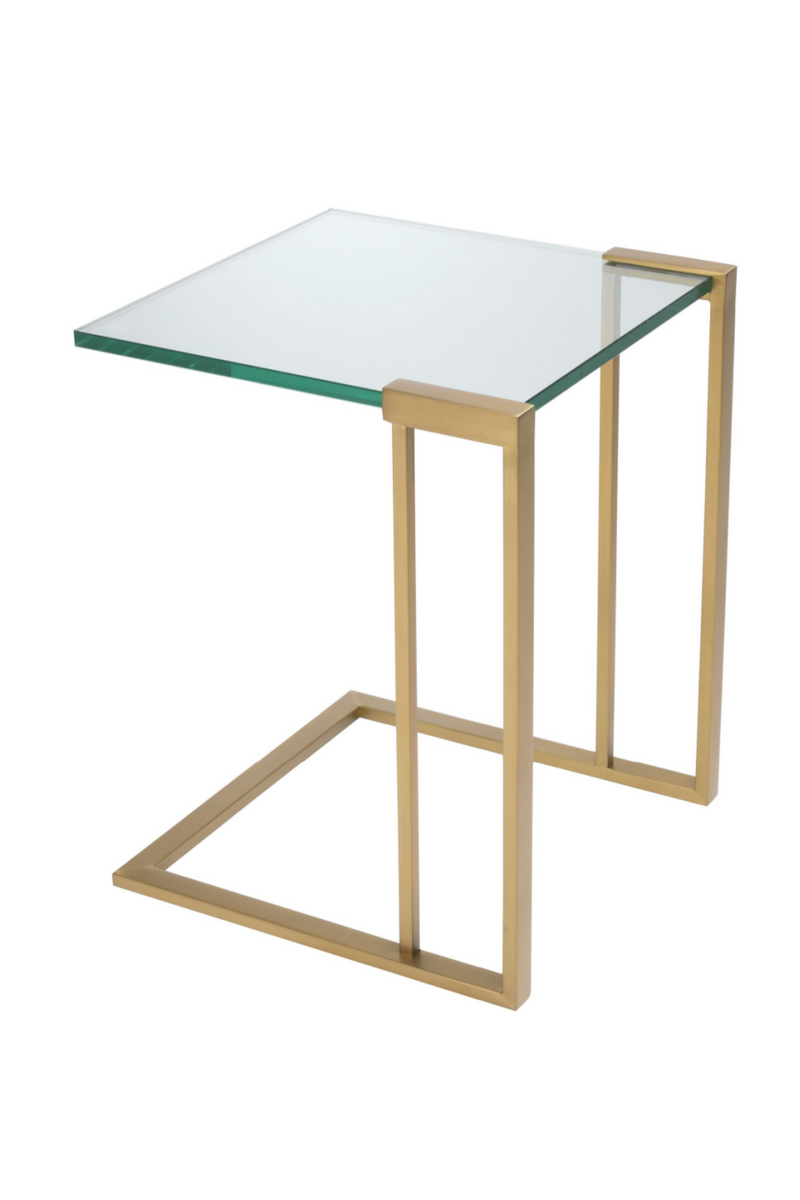 Brass Square Side Table | Eichholtz Perry | Eichholtz Miami