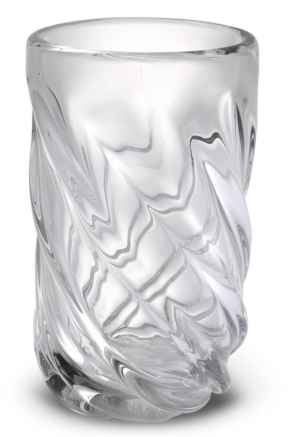 Clear Handblown Glass Vase | Eichholtz Angelito L | Eichholtz Miami