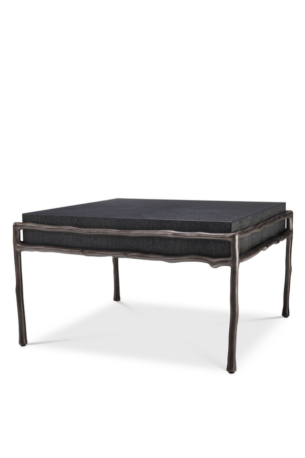 Charcoal Oak Square Side Table | Eichholtz Premier | Eichholtz Miami