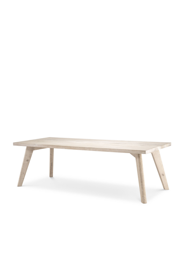 Medium Rectangular Bleached Oak Dining Table | Eichholtz Biot | Eichholtzmiami.com